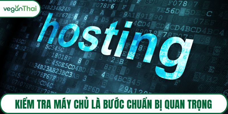 Kiểm tra máy chủ là bước chuẩn bị quan trọng