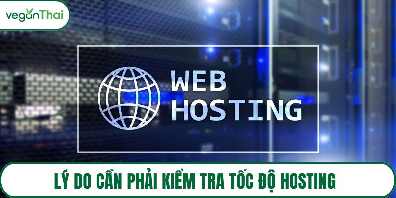 Lý do cần phải kiểm tra tốc độ hosting