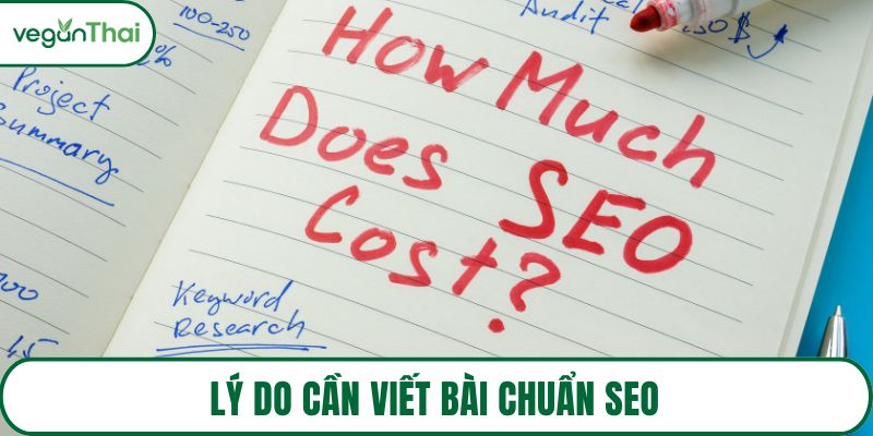 Lý do cần viết bài chuẩn SEO
