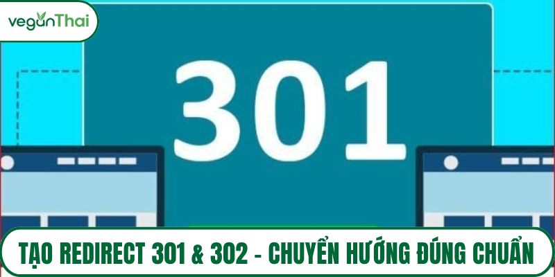 tạo redirect 301 & 302